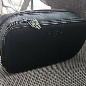 Diptyque Black Leather Makeup Toiletries Bag